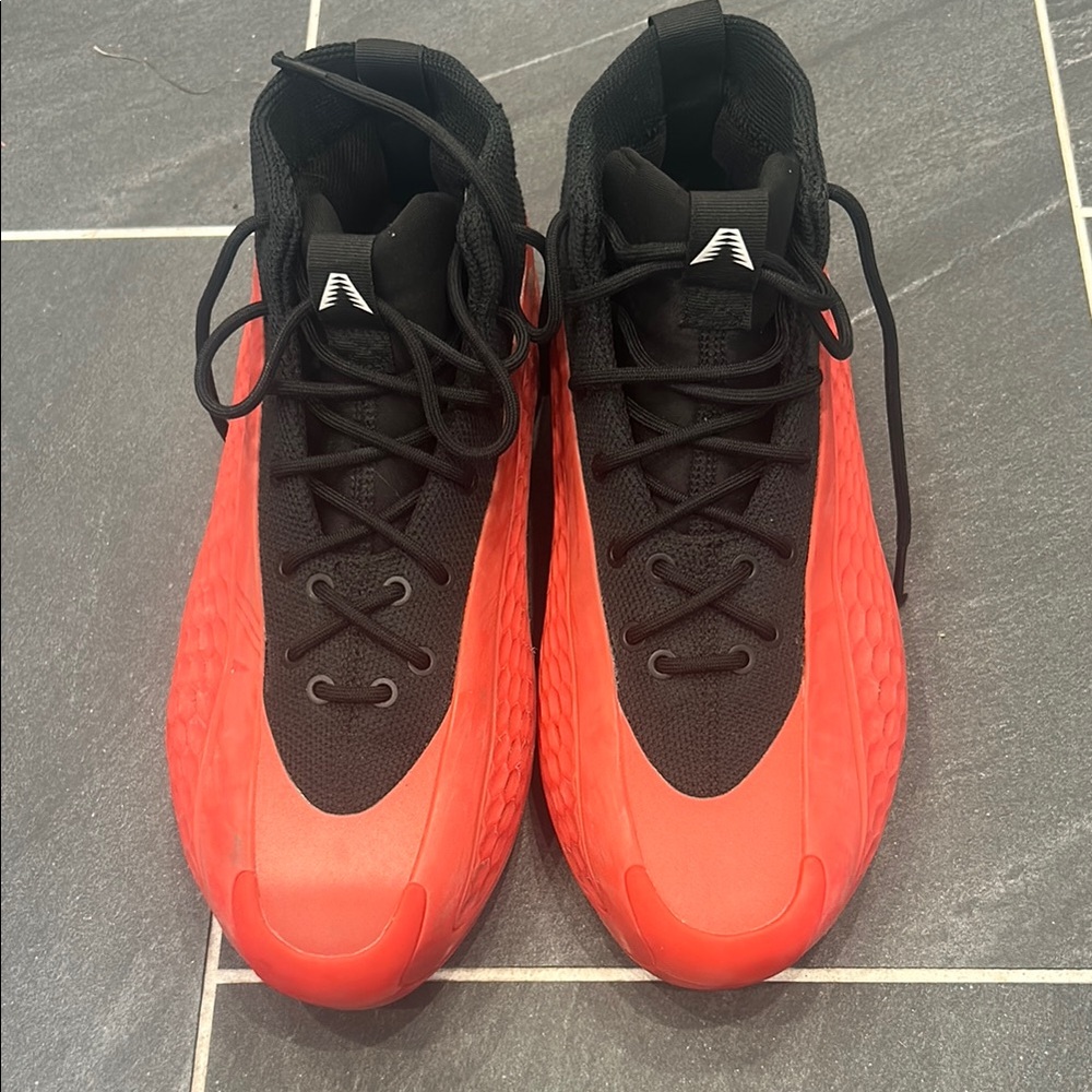 adidas Red and Black Athletic Shoes